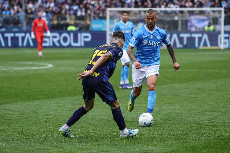 Leonardo Spinazzola in azione