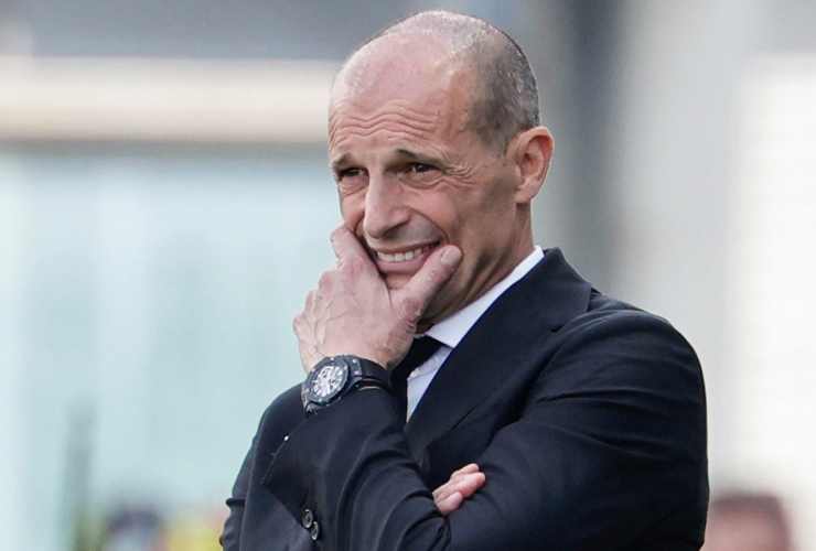 Max Allegri in primo piano